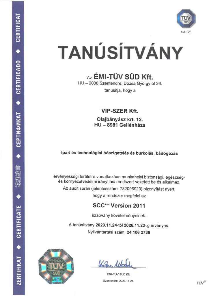 SCC** VERSION 2011 magyar